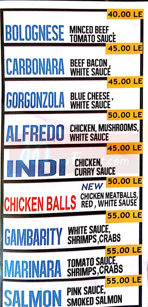 El Maiz menu